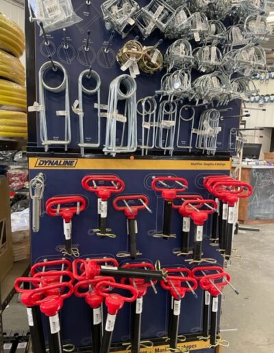 tools and parts are in shop rack